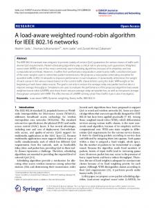 A load-aware weighted round-robin algorithm for ... - Semantic Scholar
