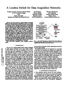 A Lossless Switch for Data Acquisition Networks - CERN Document