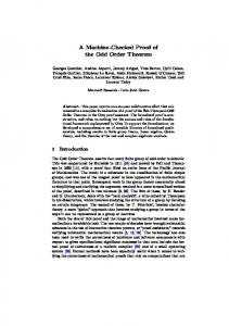 A Machine-Checked Proof of the Odd Order Theorem - CiteSeerX