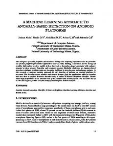 a machine learning approach to anomaly-based ... - Semantic Scholar