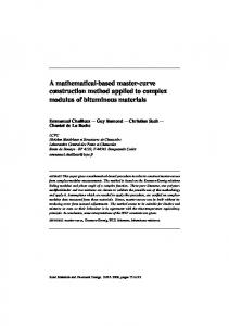 A mathematical-based master-curve construction method ... - CiteSeerX