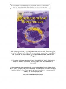 A mathematical model for the peristaltic flow of chyme ...