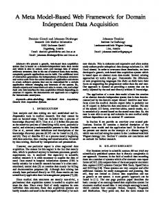 A Meta Model-Based Web Framework for Domain ...