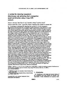 A method for detecting ionospheric disturbances ... - Wiley Online Library