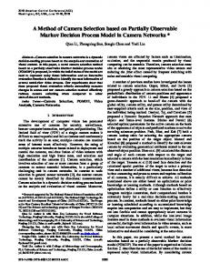 A Method of Camera Selection Based on Partially ... - IEEE Xplore