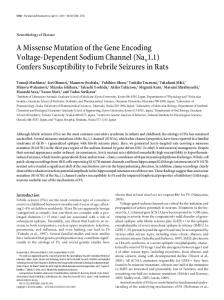 A Missense Mutation of the Gene Encoding ... - Semantic Scholar