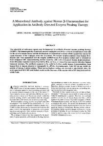 A Monoclonal Antibody against Human B ...