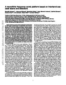 A monolithic frequency comb platform based on interband cascade