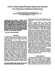 A MT-CDMA Based Wireless Body Area Network for ... - CiteSeerX