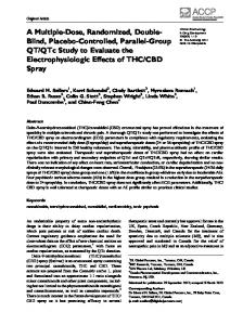 A MultipleDose, Randomized, DoubleBlind