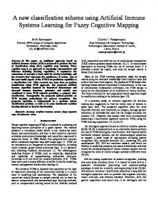 A new classification scheme using Artificial Immune Systems Learning ...