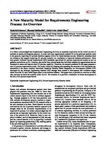 A New Maturity Model for Requirements