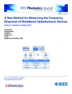 A New Method for Measuring the Frequency Response of Broadband ...