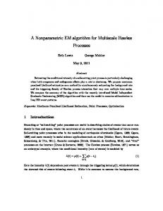 A Nonparametric EM algorithm for Multiscale Hawkes Processes