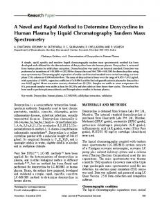 A Novel and Rapid Method to Determine