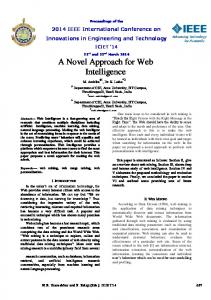 A Novel Approach for Web Intelligence