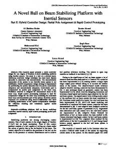 A Novel Ball on Beam Stabilizing Platform with Inertial Sensors