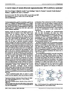 A novel class of metal-directed supramolecular