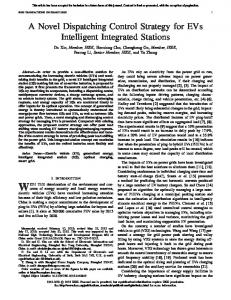 A Novel Dispatching Control Strategy for EVs Intelligent ... - IEEE Xplore