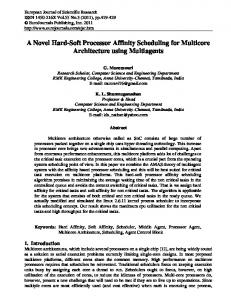 A Novel Hard-Soft Processor Affinity Scheduling ... - Semantic Scholar