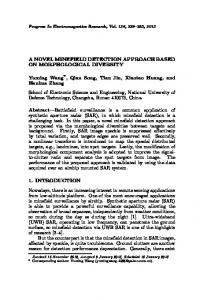 A NOVEL MINEFIELD DETECTION APPROACH BASED ON ...