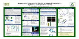 A novel small-molecule drug platform to silence cancer targets ...