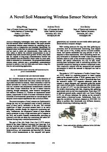 A Novel Soil Measuring Wireless Sensor Network - Semantic Scholar