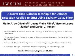 A Novel Time-Domain Technique for Damage