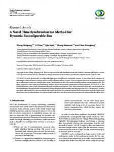 A Novel Time Synchronization Method for Dynamic Reconfigurable Bus