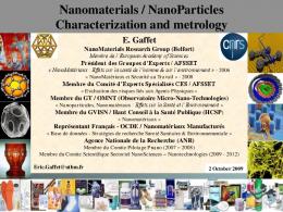 (a) Particle size and size distribution