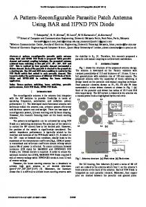 A Pattern-Reconfigurable Parasitic Patch Antenna Using BAR and ...