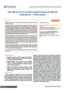 A Pilot Study - MedCrave