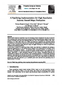 A Pipelining Implementation for High Resolution Seismic ...www.researchgate.net › publication › fulltext › 27793122