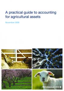 A practical guide to accounting for agricultural assets