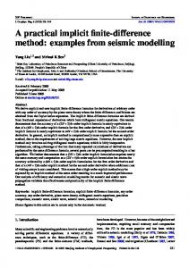 A practical implicit finite-difference method