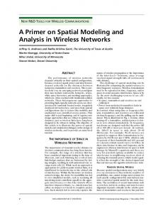 A Primer on Spatial Modeling and Analysis in Wireless Networks