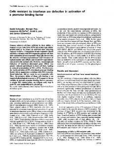 a promoter-binding factor - Europe PMC