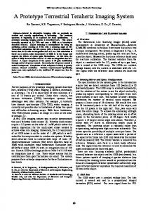 A Prototype Terrestrial Terahertz Imaging System - NRAO