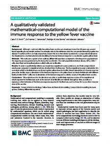 A qualitatively validated mathematical ... - BMC Immunology