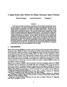 A Quasi-Monte Carlo Method for Elliptic Boundary Value Problems