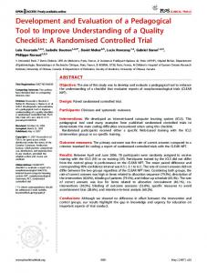 A Randomised Controlled Trial