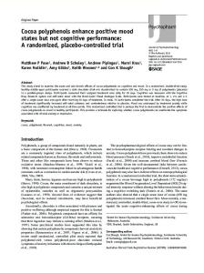A randomized, placebo-controlled trial