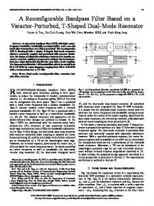 A Reconfigurable Bandpass Filter Based on a Varactor ... - IEEE Xplore