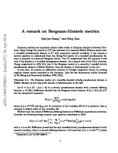 A remark on Bergman-Einstein metrics