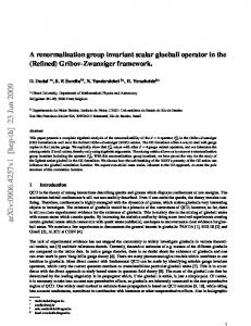 A renormalization group invariant scalar glueball operator in the ...