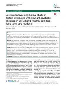 A retrospective, longitudinal study of factors ... - Semantic Scholar