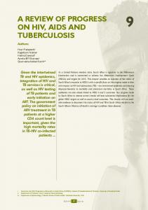 A Review of PRogRess on Hiv, AiDs AnD TubeRculosis - CiteSeerX