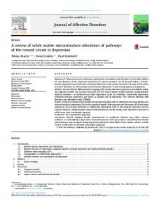 A review of white matter microstructure alterations of pathways ... - ORCA