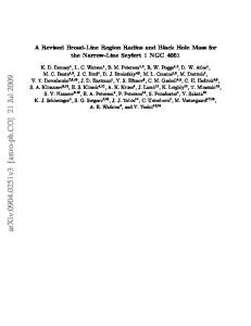 A Revised Broad-Line Region Radius and Black Hole Mass for the ...