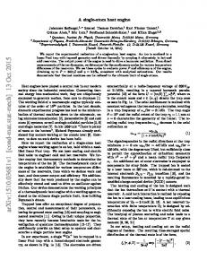 A single-atom heat engine